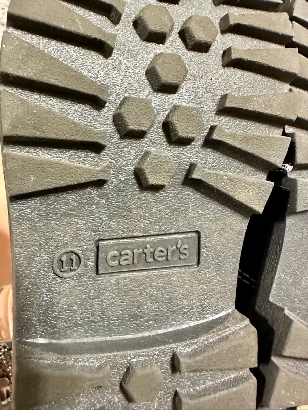 Carter's Navy Lace-Up Toddler Boots